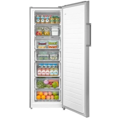 Midea Upright Freezer Refrigerator 333 Liters 11.7 Cft Bru Steel